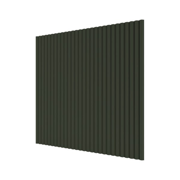 Стеновая квадратная панель Полосы Оливковый Ликорн 