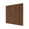 Стеновая квадратная панель Полосы Орех темный Ликорн 