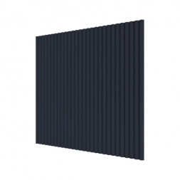 Стеновая квадратная панель Полосы Темно-синий