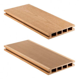 Террасная доска цвет Дуб Коллекция Natur CM Decking