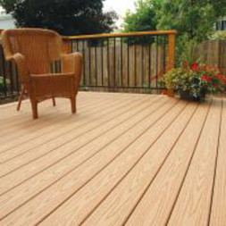 Террасная доска цвет Дуб Коллекция Natur CM Decking