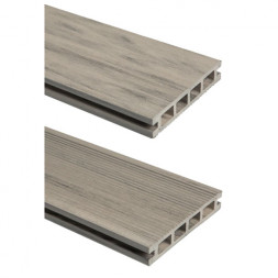 Террасная доска цвет Ясень Коллекция Mix CM Decking