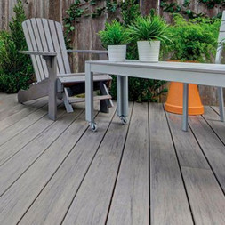 Террасная доска цвет Ясень Коллекция Mix CM Decking