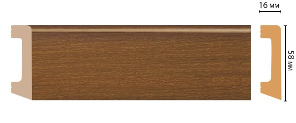 Плинтус Дюрополимер D234-85ДМ