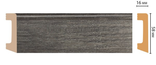 Плинтус Дюрополимер D234-87ДМ