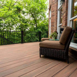 Террасная доска цвет Мербау Коллекция Bark CM Decking