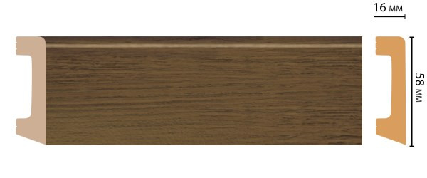 Плинтус Дюрополимер D234-88ДМ