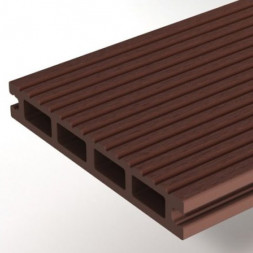 Террасная доска цвет Темно-коричневый 3м Коллекция Select Woodvex