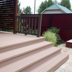 Террасная доска цвет Сакура 3м Коллекция Select Colorite Woodvex