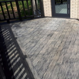 Террасная доска цвет Бело-серый 3м Коллекция Select Colorite Woodvex