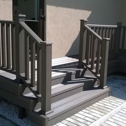 Соединитель перила с переходом CM Decking