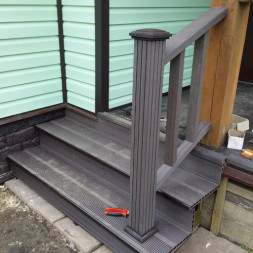 Стальное усиление столба CM Decking