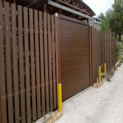 Заборная доска цвет Палисандр, 3м Woodvex