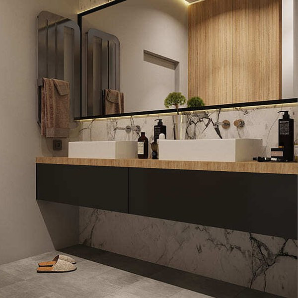 SPC-ламинат 237-Y НР Плитка Бежевая SPC