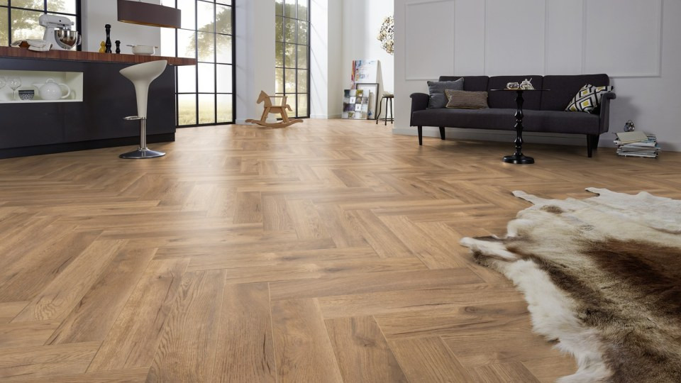 D4764 Дуб Тревизо  Herringbone