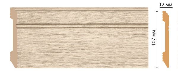 Плинтус Дюрополимер D105-72ДМ
