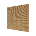 Стеновая квадратная панель Круги Орех Светлый Ликорн 