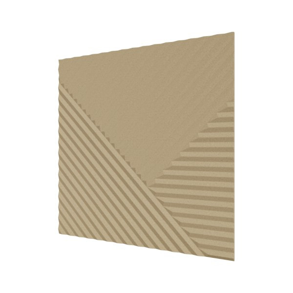 Стеновая квадратная панель Пирамида под покраску Ликорн 