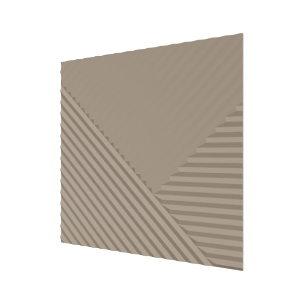 Стеновая квадратная панель Пирамида Латте Ликорн 