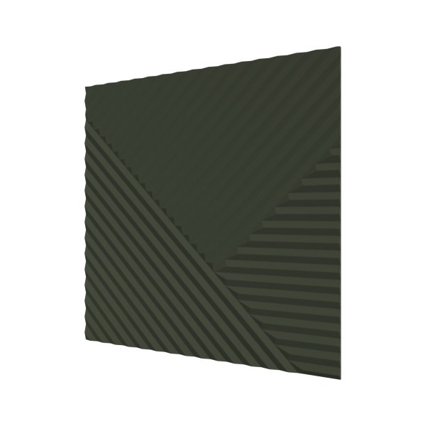 Стеновая квадратная панель Пирамида Оливковый Ликорн 