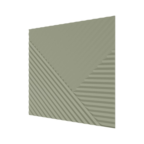 Стеновая квадратная панель Пирамида Фисташка Ликорн 