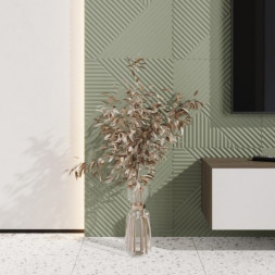 Стеновая квадратная панель Пирамида Фисташка