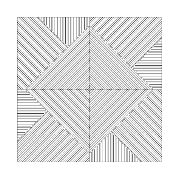 Стеновая квадратная панель Пирамида Фисташка Ликорн 