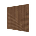 Стеновая квадратная панель Пирамида Орех темный Ликорн 