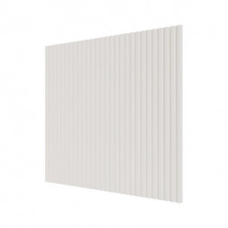 Стеновая квадратная панель Полосы Белый